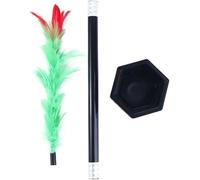 Ymhapp Stick to Rose Magic Tricks Magic Wand to Flower Easy Magic Tricks Funny Toys Show Performance Prop for Adults Teenagers Magician Accessories Family Party Game