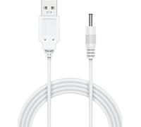 Ymhapp White USB Charger Cable for Foreo Luna2 Mini2 Mini3 Go UFO ISSA, Fairywill Toothbrush FW-507 FW-508 FW-917 D7 E11, Circular Jack USB to 5V Charging, USB Cables
