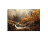 YMHDJYH Landscape - Autumn Whispers in The Scottish Highlands Wall Art Mural Modern Decoration Hanging Art Poster 20x30inch(50x75cm)