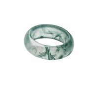 YMHOP Natural Moss Agate Ring for Women Men Unisex Natural Green Gemstone Rings Agate Jewelry Gift, moss agate, moss agate