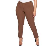 YMI Women's Junior Hyperstretch Forever Color Mid-Rise Classic Comfort Flexible Versatile Body-Hugging Casual Work Skinny Jeans Pants