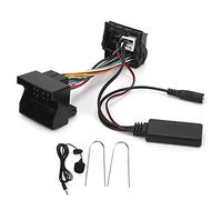 Ymiko Audio Adapter for Stereo Audio Adapter with Microphone Fit for 207 307 407 308, 12Pin Bluetooth AUX IN Cable