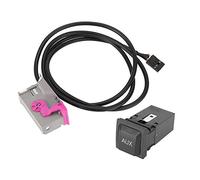 Ymiko Car AUX Input Cable Socket for o Aux Input Cable Bluetooth Adapter 32-PIN Input AUX Line Fit /A4/A6/TT/R8/ with CD E AU 3.5mm