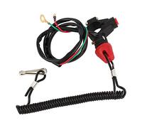 Ymiko Kill Switch Engine Cord Lanyard Kill Stop Switch Safety Tether 12V CO For Motor ATV Boat Mini Quad ATV Jet Ski