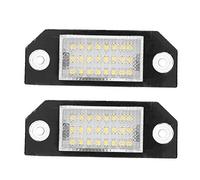 Ymiko License Plate Light, 2pcs 24 LED Beads License Plate LED Light Lamp Compatible with C- for Focus MK2