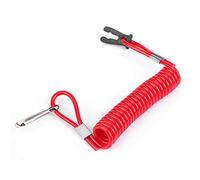 Ymiko Outboard Kill Switch Lanyard for Outboard Engine Motor - Safety Device - Red