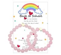 Ymimanchil Back to School Bracelet First Day of School Bracelets Mommy and Me Bracelet, 1, Alloy, no gemstone