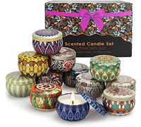 YMing Scented Candles Gift Set for Women, 12 Packs Natural Soy Wax 30oz, Home Scented Candles, Great for Dating, Bath, Yoga, Birthday, Valentine's Day, Mother's Day Christmas Gifts
