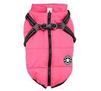 YMKJZLBD Dog Clothes Four Seasons Pet Autumn And Winter Warm Plush Thickened Puppy Clothes-pink-s