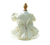 YMKJZLBD Dog Clothes Pet Cat Clothing Fluffy Tulle Skirt Chest Back Dress Wedding Dress-12-xl-about 14-18 Catties
