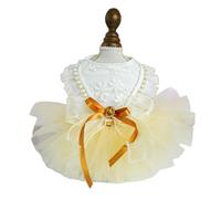 YMKJZLBD Dog Clothes Pet Cat Clothing Fluffy Tulle Skirt Chest Back Dress Wedding Dress-20-xl-about 14-18 Catties