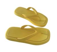 YMKJZLBD Flip Flops Women Fashionable Flip-flops For Female Summer Students Wearing Soft Sole Foot Beach Sandals-yellow-40-41