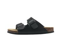 YMKJZLBD Sliders Mens Men Slippers Summer Classic Buckle Casual Breathable Man-black-44