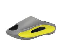 YMKJZLBD Sliders Mens Men's Flip Flops Eva Thick Sole 4 0 Stepping Shit Feeling Outdoor Sandals Summer Beach-gray-40-41