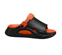 YMKJZLBD Sliders Mens Summer Men's Sandals For Outdoor Wear Eva Non-slip Thick Soles With A Sense Of Shit On The Beach-orange-42-43