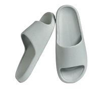 YMKJZLBD Sliders Mens Summer Slippers Women Men Shoes Flat Sandals Eva Home Bathroom Massage-gray-42-43(eu-41) foot Length 10 24"