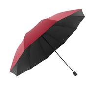 YMKJZLBD Umbrellas Super Large Folding Umbrella Rain Women Windproof Sunny And Rainy Male Double Whole Family Umbrellas-wine Red