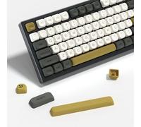 YMKPVR KBDiy Glimmer Retro Keycaps 60 Percent,KOA Profile Dye-Sublimation PBT Custom Keyboard Keycap,142 Key Cap Set for Cherry Gateron MX Switches Mechanical Keyboards