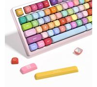 YMKPVR KBDiy Gummy Bears KOA Profile Keycaps 100 Percent,Dye-Sublimation PBT Cute Custom Keyboard Keycap,139 Key Cap Set for Cherry Gateron MX Switches Mechanical Keyboards