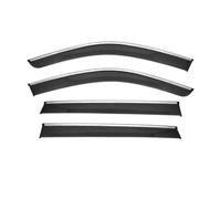 YMLVET Car Door Rain Shield for Renault Dacia Spring Electric MK1-BW 2021 2022 2023 2024, Wind Deflectors Car Side Door Window Visor Car Deflector Windproof Rain Car Accessories,A-Rot