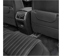 YMNBFCX 2pcs Car Seat Back Kick Pads for KIA Sportage GT S-line 2018-2023 2024 2025 Front Seats, Leather Car Rear Seat Kick Pads, Car Seat Back Protector Accessories,Black