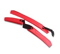 Ymnilian Bike Mudguards, Mountain Bike Mudguards 2PCS Cycling Mountain Bike Bicycle Front Mudguard Rear Fender Mud Guard Set For MTB Road Bike Wings(Red)