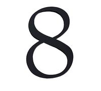 Ymnilian House Numbers Plaques, Door Numbers Height 70mm Acrylic House Apartment Numbers Self Adhesive Number Signs On The Door Home Hotel Office Flat Number Plates(8)