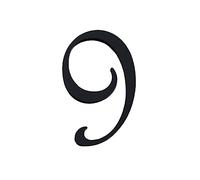 Ymnilian House Numbers Plaques, Door Numbers Height 70mm Acrylic House Apartment Numbers Self Adhesive Number Signs On The Door Home Hotel Office Flat Number Plates(9)