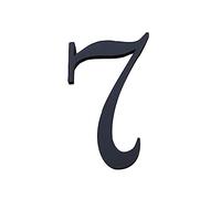 Ymnilian House Numbers Plaques, Door Numbers Height 70mm Acrylic House Apartment Numbers Self Adhesive Number Signs On The Door Home Hotel Office Flat Number Plates(7)