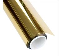 Ymnilian One Way Window Film, Reflective Window Film 5m Gold Silver Heat Insulation Glass Film PET Anti-UV Energy-Saving One Way Mirror Durable Window Foil(70cmx5m)