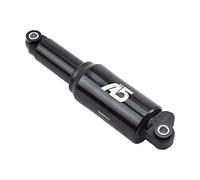 Ymnilian Rear Shock Absorber, Shock Absorbers Air Suspension Rear Shock Single Air Chamber Pressure Mountain Bike Bicycle Rear Shock Absorber 125 150 165 190mm(165mm Black)