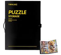 YMNLWZ Puzzle Storage 1000 Pieces Large-Capacity Storage Puzzle, 20 Transparent Pockets, Portable, Dustproof and Stain-Proof, Suitable for Puzzle Lovers to Collect Puzzle Storage Gifts