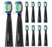 YMPBO Toothbrush Heads for Bitvae D2 Electric Toothbrush, 10 Pack Black