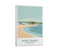YMQWJYLW Port Isaac Cornwall Vintage Travel Posters 12x18inch(30x45cm) Canvas Printing Home Decor Wall Art Prints