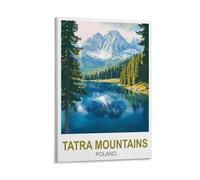 YMQWJYLW Tatra Mountains Poland Vintage Travel Poster 12x18inch(30x45cm) Canvas Printing Home Decor Wall Art Prints