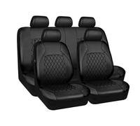 YMQXWZDR Car Seat Covers for Nissan LEAF 2011-2024,Full Set Front Rear Cushions Protector Washable Easy Fit Waterproof Interior Accessories,A1-Black