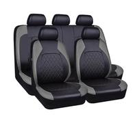 YMQXWZDR Car Seat Covers for Nissan LEAF 2011-2024,Full Set Front Rear Cushions Protector Washable Easy Fit Waterproof Interior Accessories,A3-gray