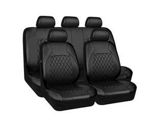 YMQXWZDR Car Seat Covers for Nissan LEAF 2011-2024,Full Set Front Rear Cushions Protector Washable Easy Fit Waterproof Interior Accessories,A1-Black