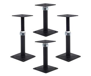 YMSZGBZG 2 Pack Adjustable Floor Jack Post 6"-9" Range of Adjustment, Mini Screw Jack, Telescoping Jack for Temporary Support, House Jack for Leveling. (4)