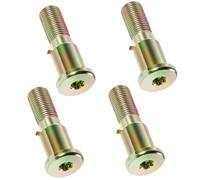 YMT 20-12972 Door Latch Striker Pin 4-Pack, Compatible with Peterbilt 330/335 / 359/370 / 378/379, Heavy Duty Chrome Steel Set, 2005 & Earlier Door Lock Striker Bolt Accessories Parts