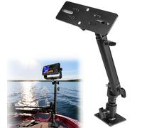 YMT Fish Finder& Chartplotters Mount with 18" to 24" Adjustable Height, 350 Degree Adjustable Angle,Fits for Garmin,for Humminbird, for Lowrance Marine Electronic