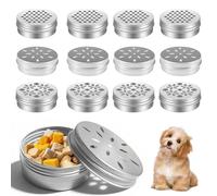 YMTWSRY 12 Pcs Dog Scent Training Kit, Scent Work for Dogs Equipment Aluminum Dog Agility Equipment Containers Accessory Tool Tins for Puppy Fragrance Training