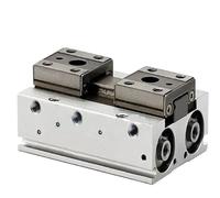 YMUGUEGH Double acting air gripper cylinder MHF2-12D MHF2-12DR bore 12mm Axial/Side piping type mini low profile air gripper series MHF2 1PCS(MHF2-12D)