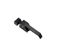 YMUGUEGH Freezer Handle Door Hinge Industrial Knob Lock Latch Hardware Pull Part Equipment Plant(Black without key)