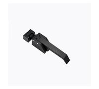 YMUGUEGH Freezer Handle Oven Door Hinge Cold Storage Store Industrial Knob Lock Latch Hardware(Black without key)