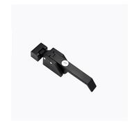 YMUGUEGH Freezer Handle Oven Door Hinge Cold Storage Store Industrial Knob Lock Latch Hardware(Black with key)