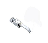 YMUGUEGH Freezer Handle Oven Door Hinge Cold Storage Store Industrial Knob Lock Latch Hardware Pull Part Equipment Plant(Chrome with key)