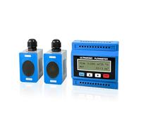 YMUGUEGH Liquid Wall Mounted Flow Meter Water Clamp Flowmeter 4-20mA Supply Power 220V(DN80-DN700)