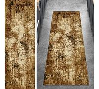 Ymural Carpet Runner Non Slip for Hallway Runner Rug Abstract Washable Brown Anti Skid Long Hall Runner Mat for Hallway Bedroom Doorway Stair Steps, Customizable