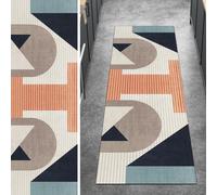 Ymural Modern Runner Rugs for Hallway Non Slip Grey 50x60CM Washable Anti Skid Long Carpet Runners for Kitchen Bedroom